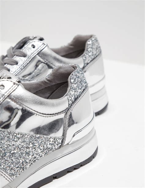 michael kors schuhe damen silber|Michael Kors shoes for women.